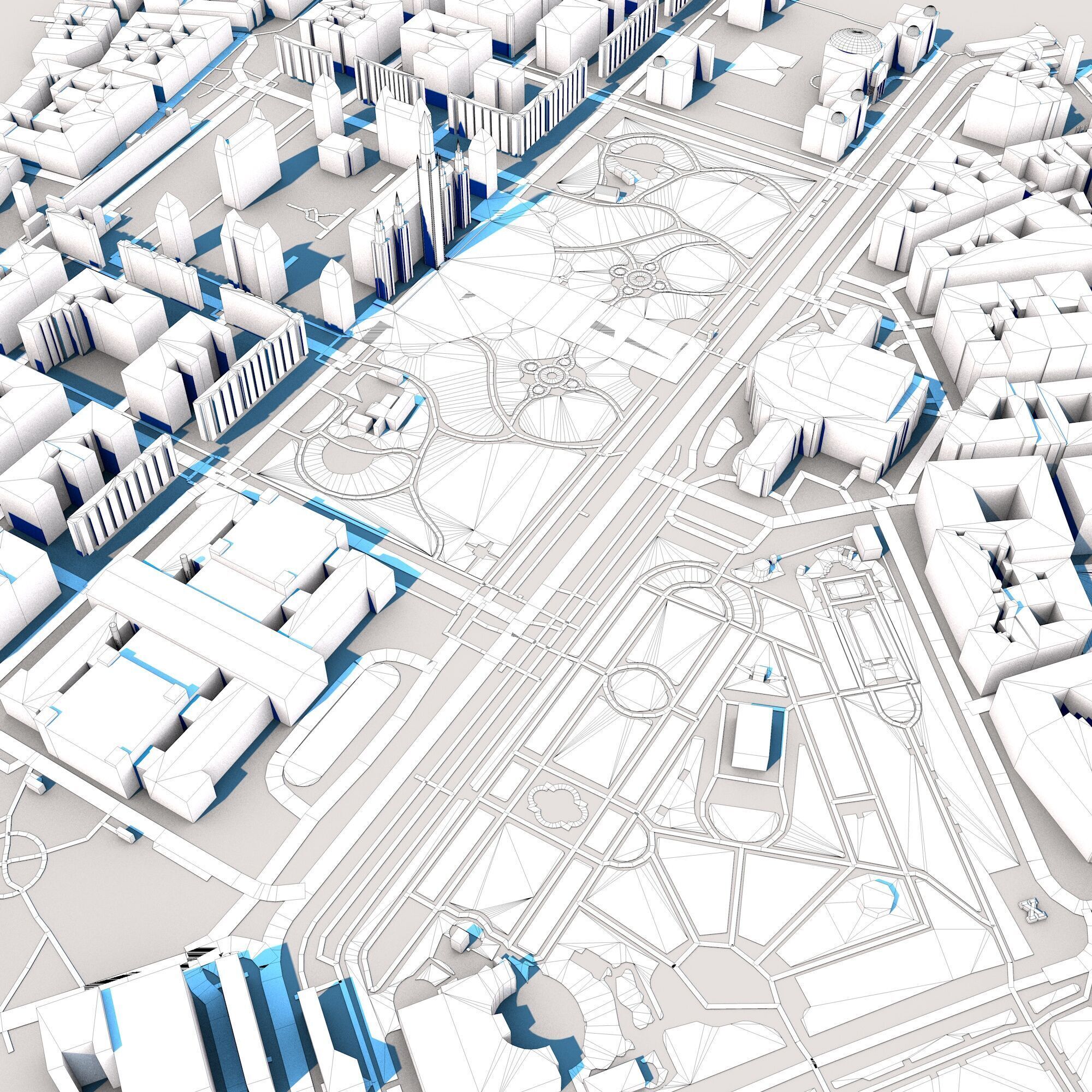 Burgtheater Vienna Austria 3D model_9