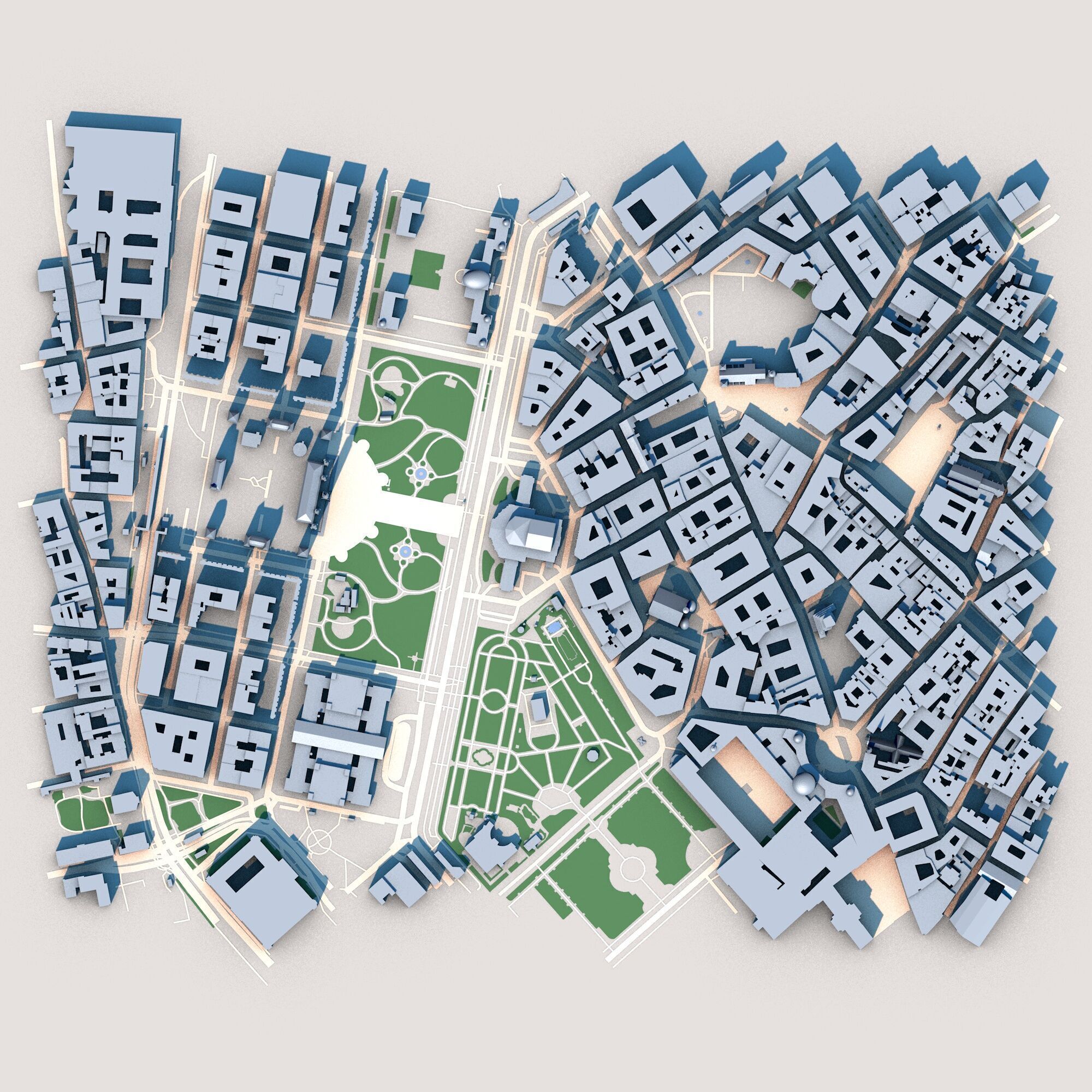 Burgtheater Vienna Austria 3D model_1