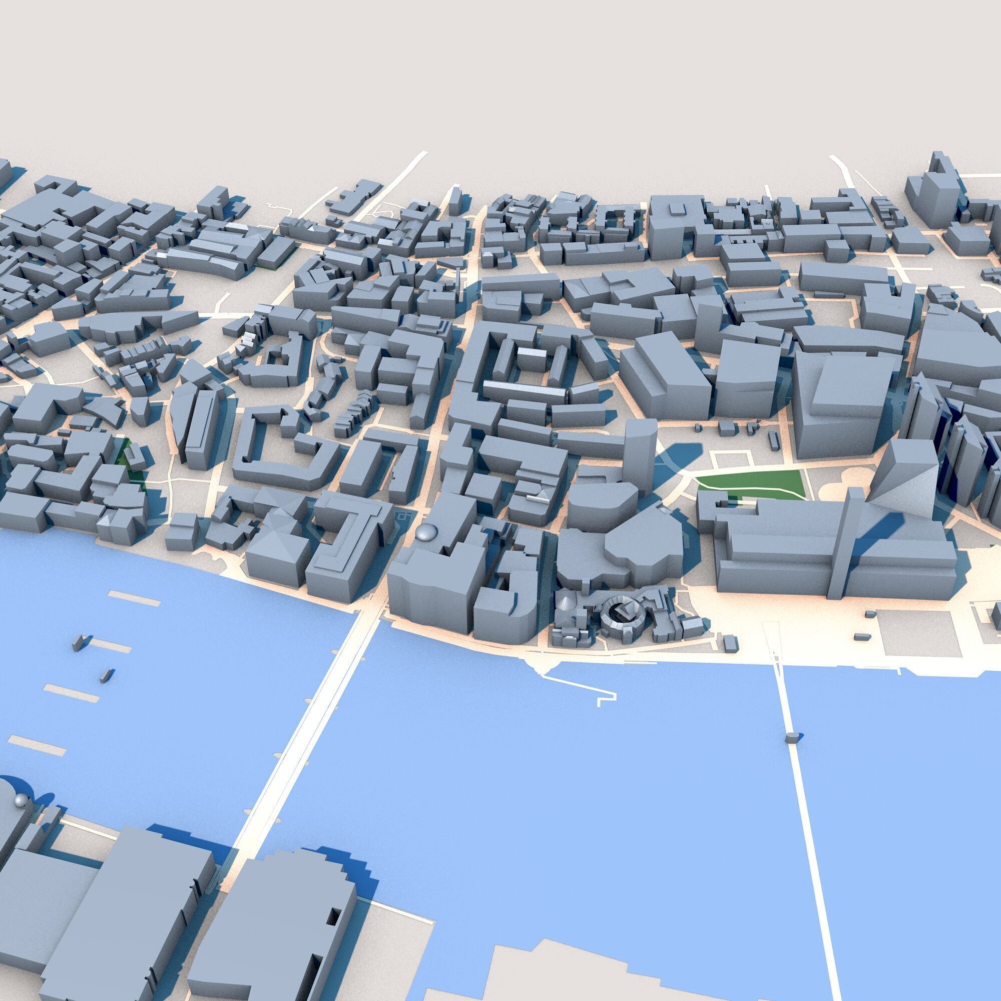 Globe Theatre London United Kingdom 3D model_7