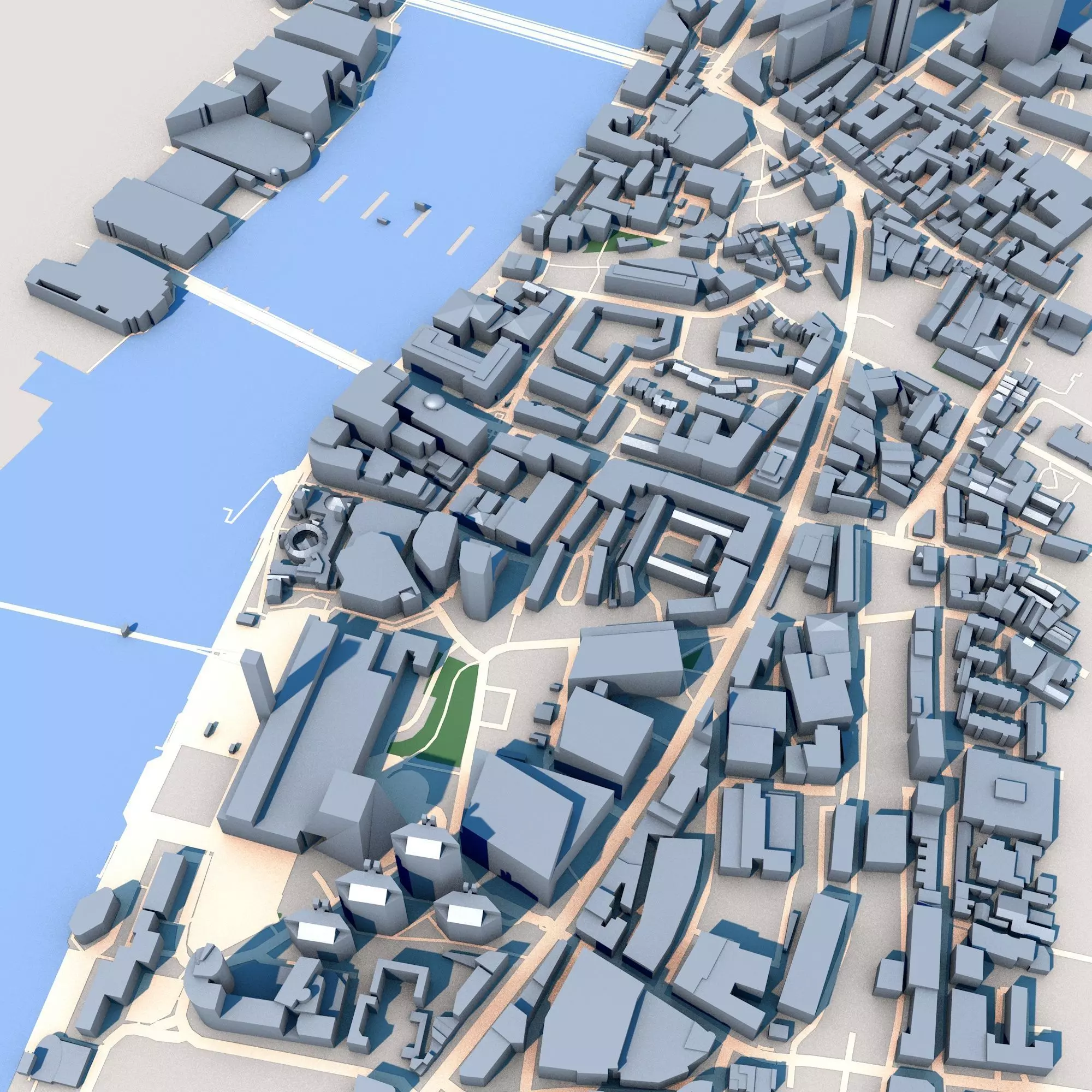 Globe Theatre London United Kingdom 3D model_0