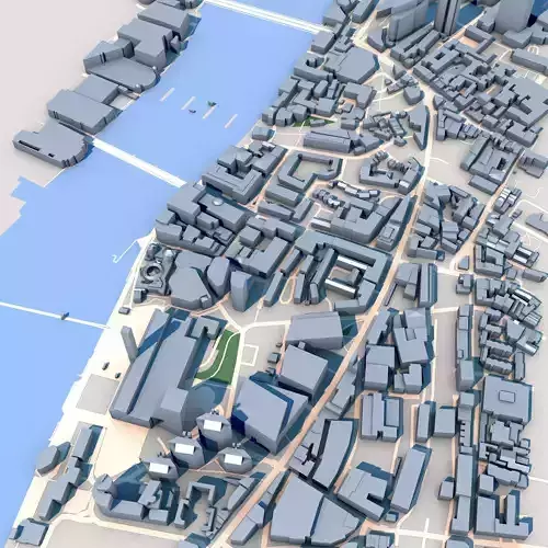 Globe Theatre London United Kingdom 3D model