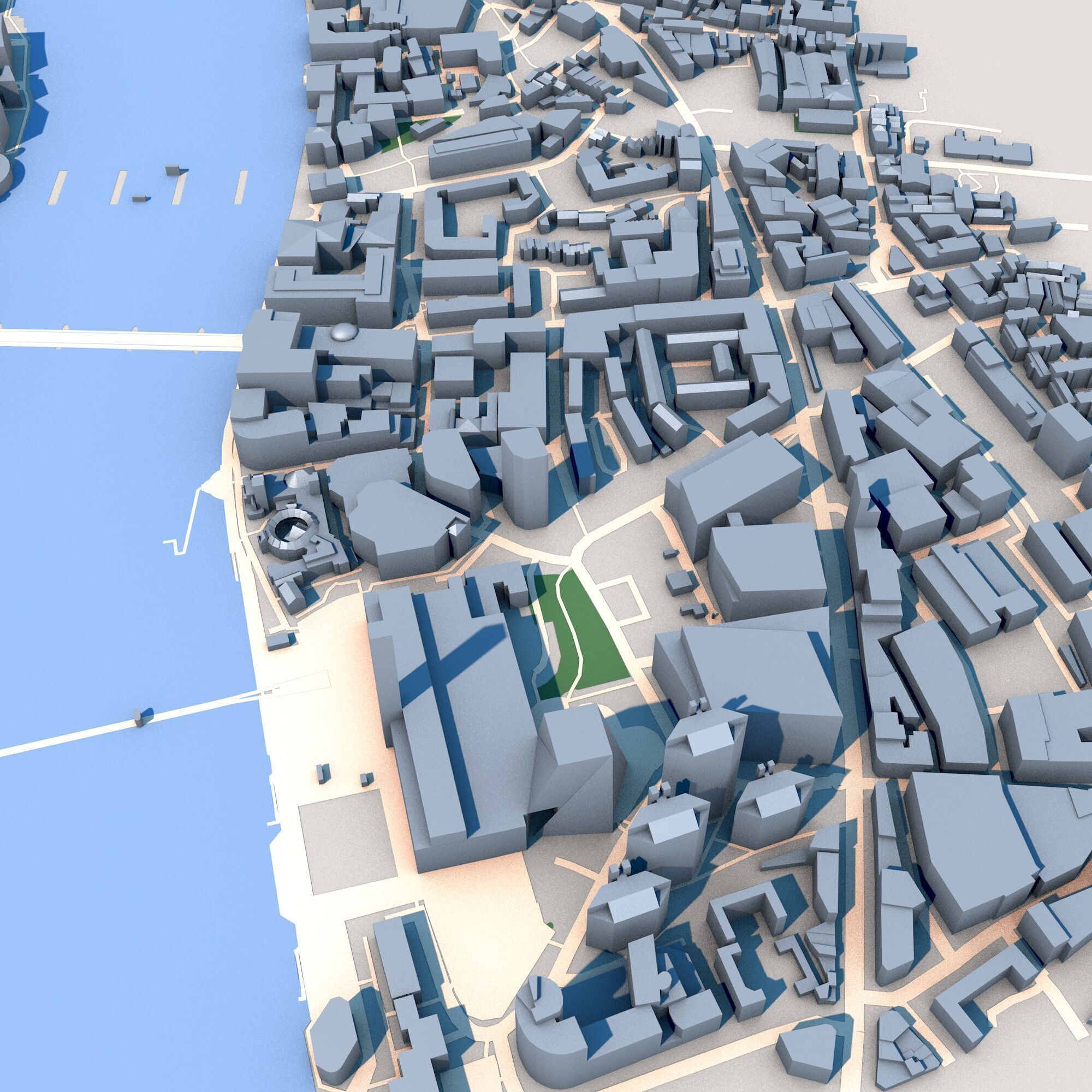 Globe Theatre London United Kingdom 3D model_8