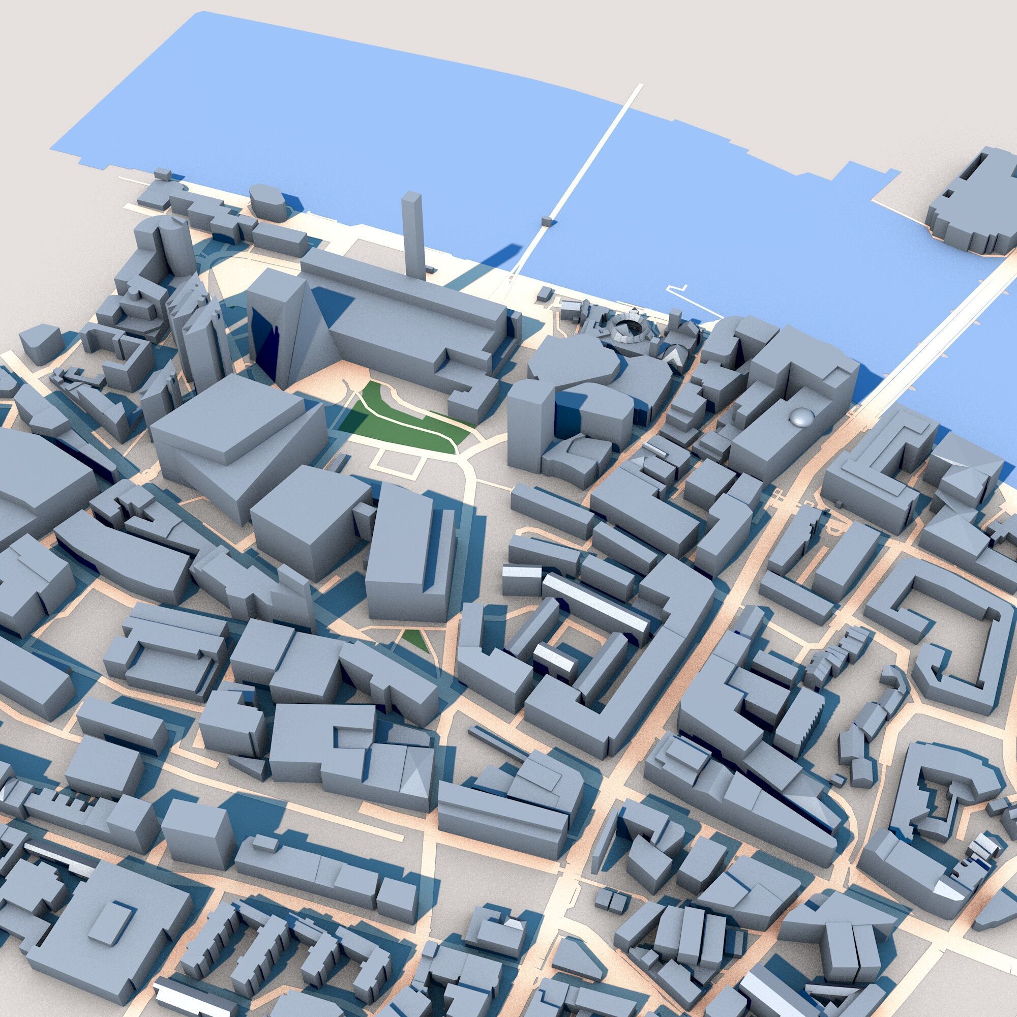 Globe Theatre London United Kingdom 3D model_4