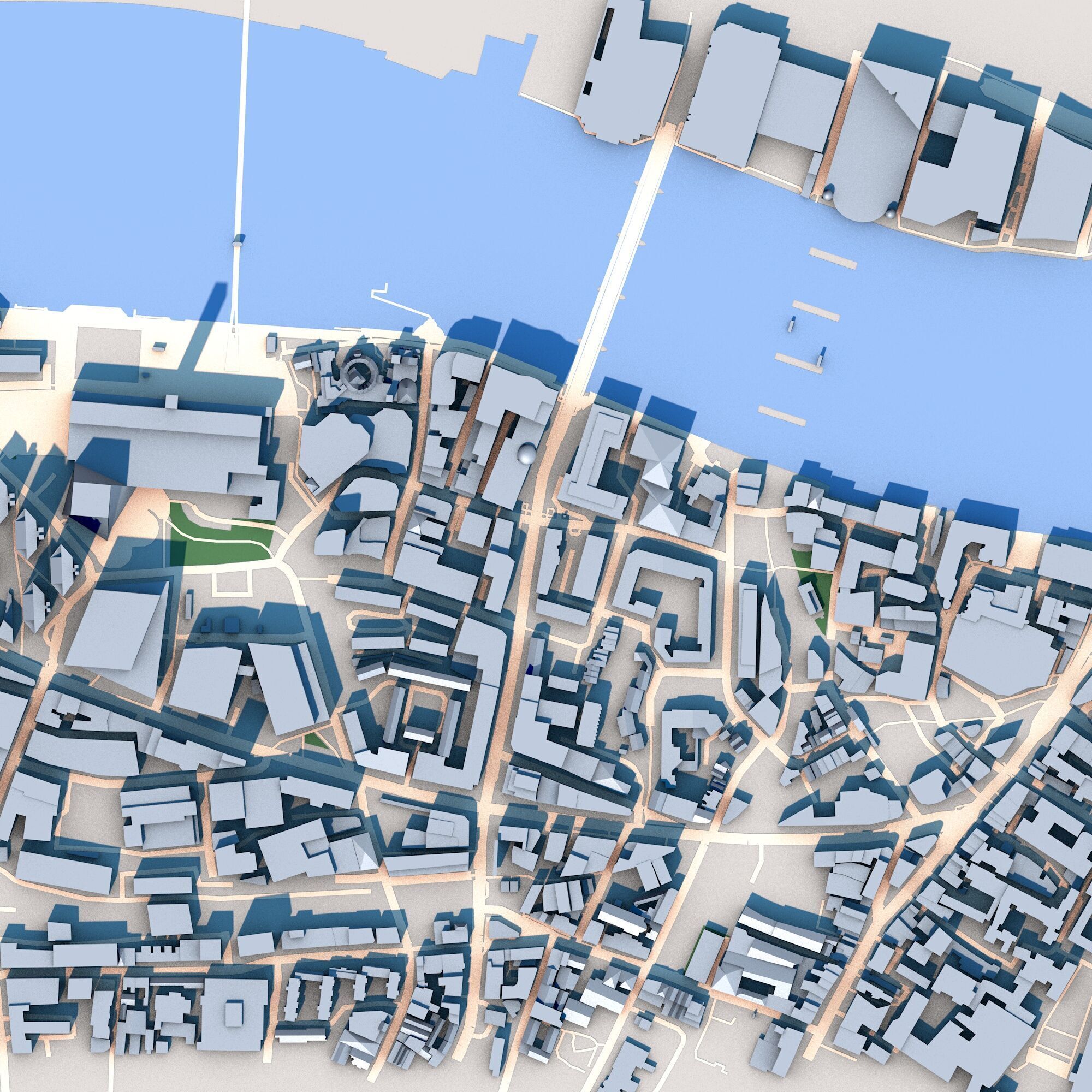 Globe Theatre London United Kingdom 3D model_2