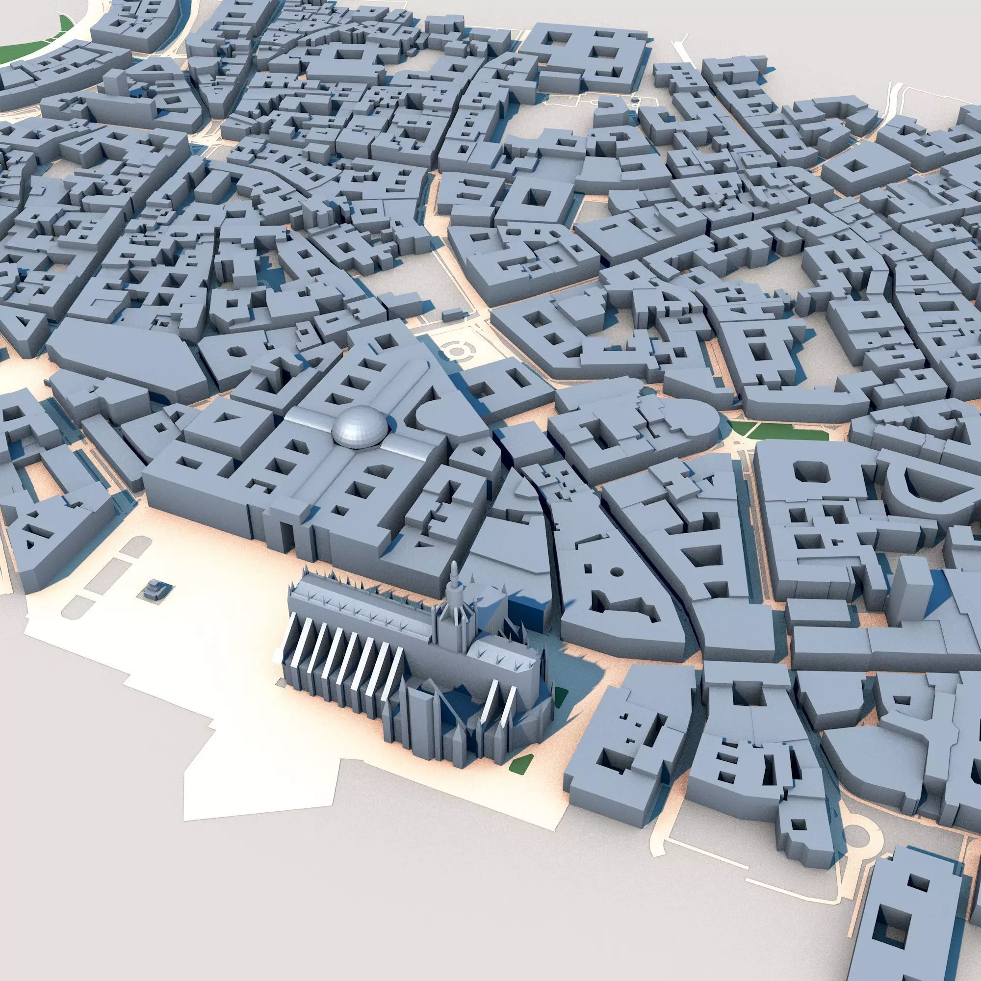 Teatro alla Scala Milan Italy 3D model_0