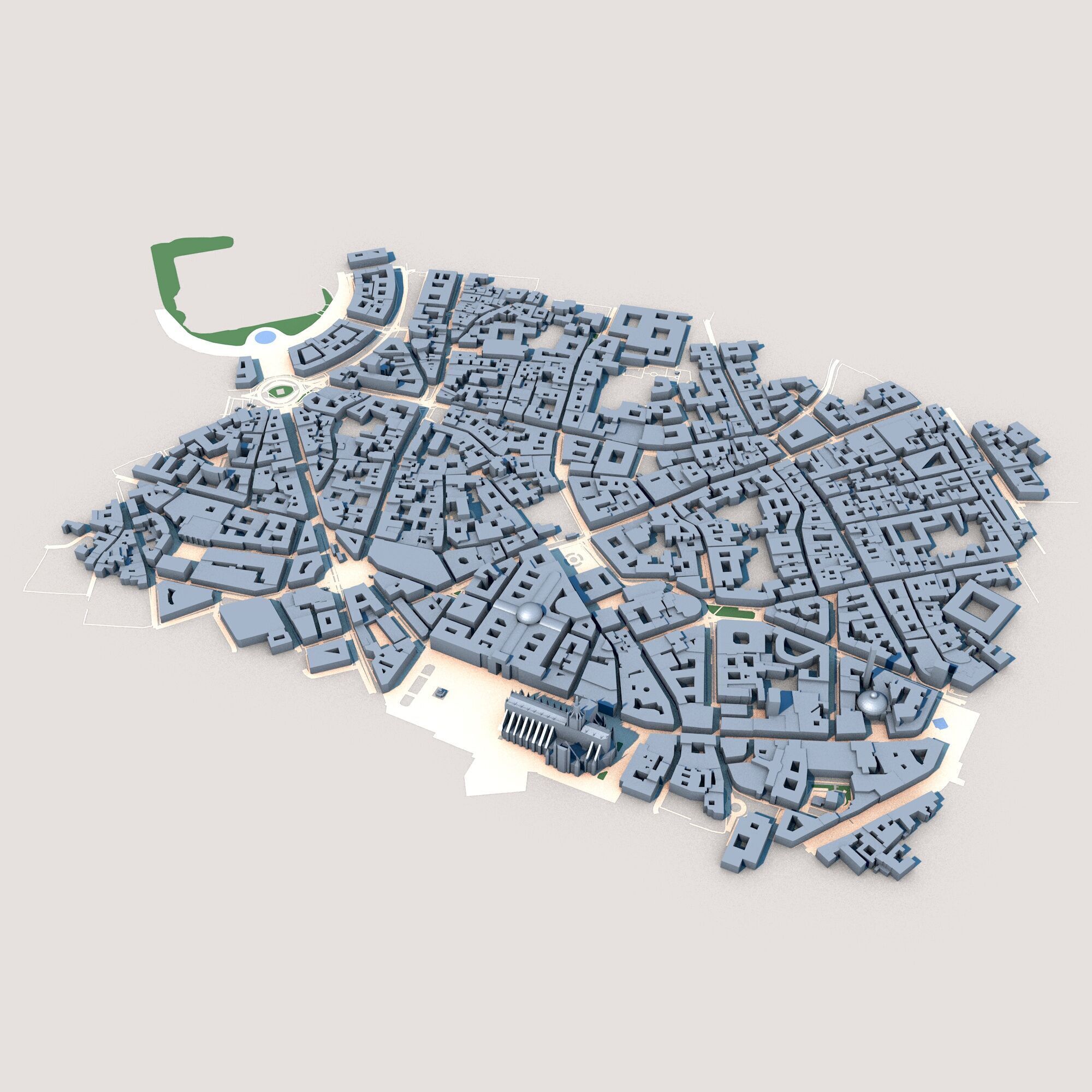 Teatro alla Scala Milan Italy 3D model_3