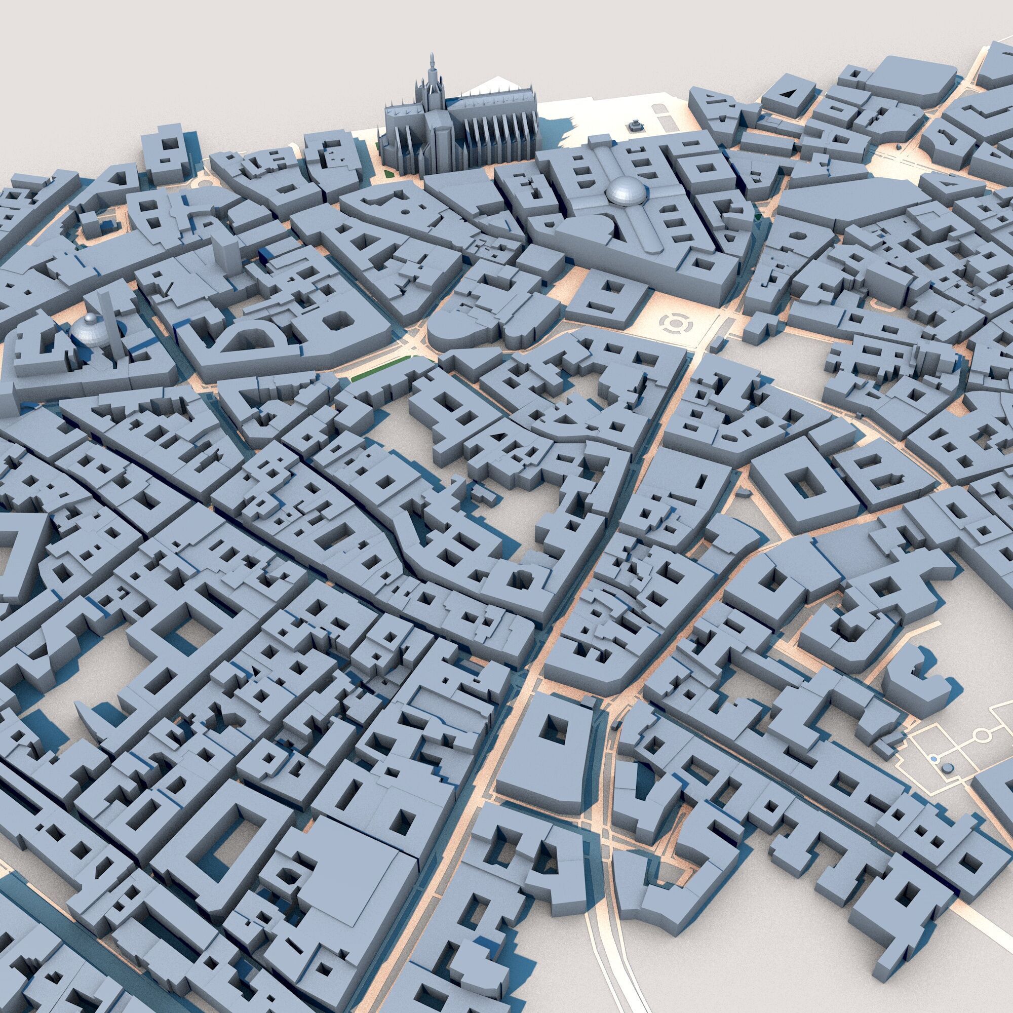 Teatro alla Scala Milan Italy 3D model_6