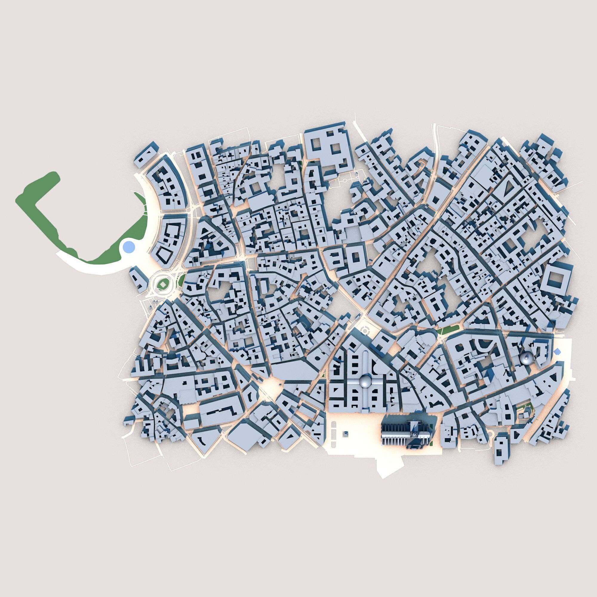 Teatro alla Scala Milan Italy 3D model_1