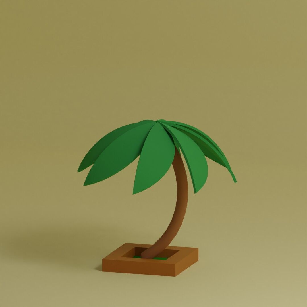 Low Poly Trees Collection - 25 trees pack 3 Low-poly 3D model_24