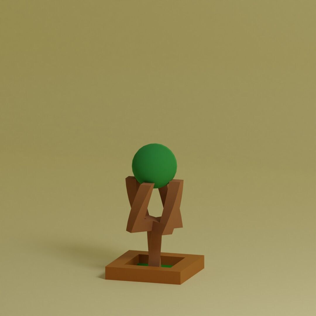 Low Poly Trees Collection - 25 trees pack 3 Low-poly 3D model_20