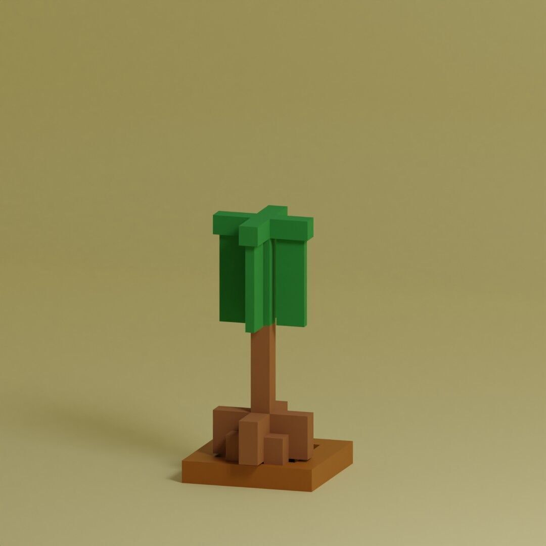 Low Poly Trees Collection - 25 trees pack 3 Low-poly 3D model_25