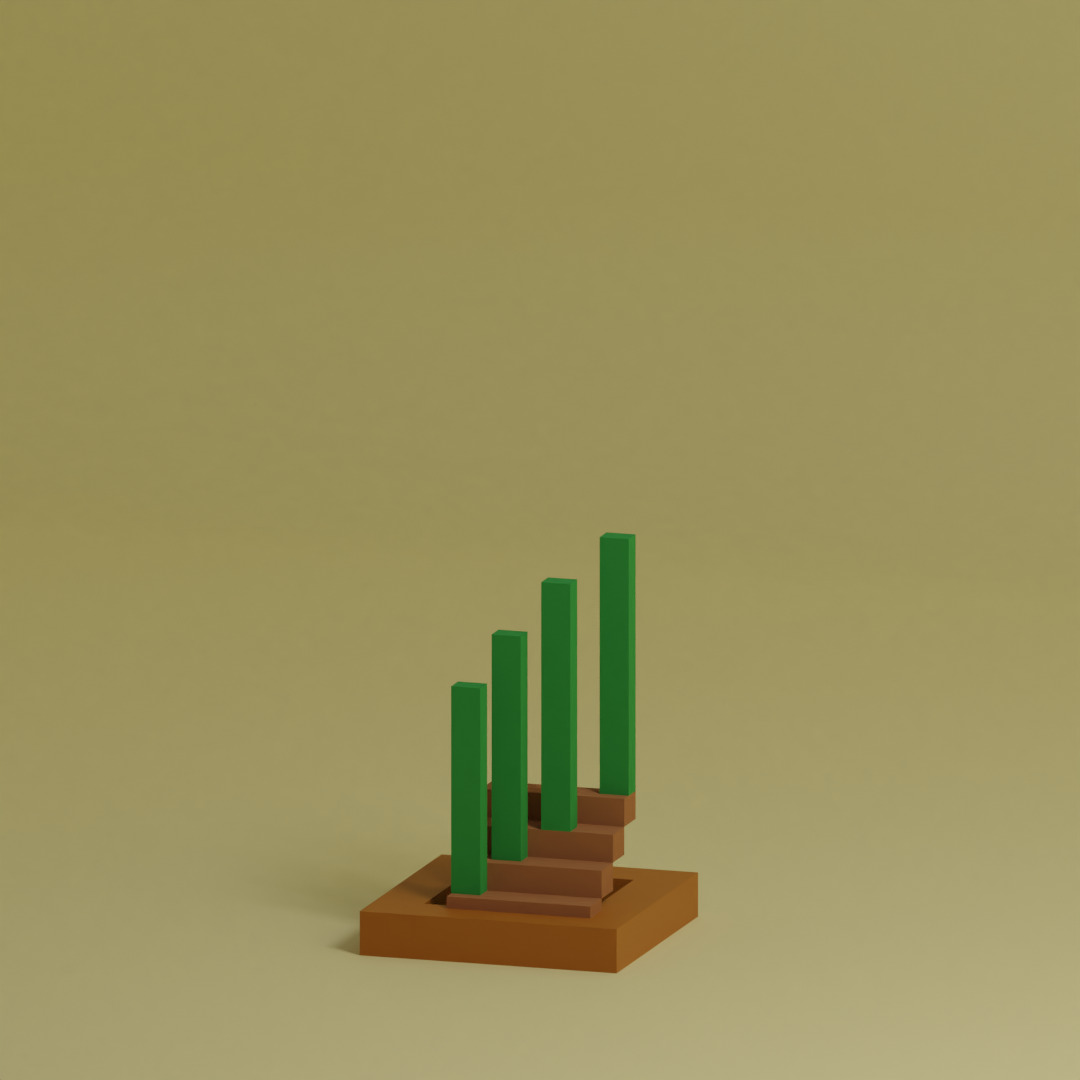 Low Poly Trees Collection - 25 trees pack 3 Low-poly 3D model_18