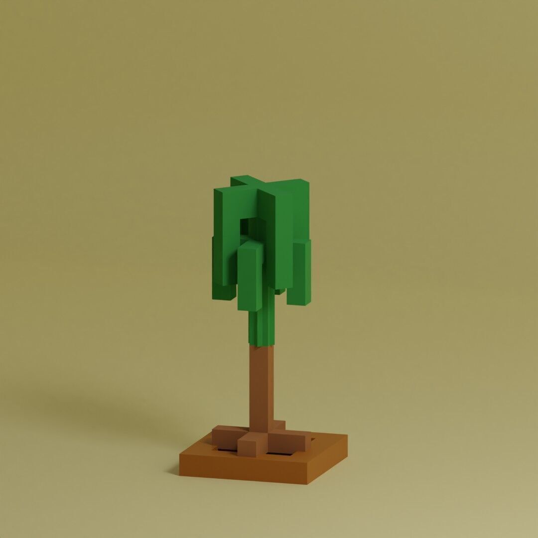 Low Poly Trees Collection - 25 trees pack 3 Low-poly 3D model_17