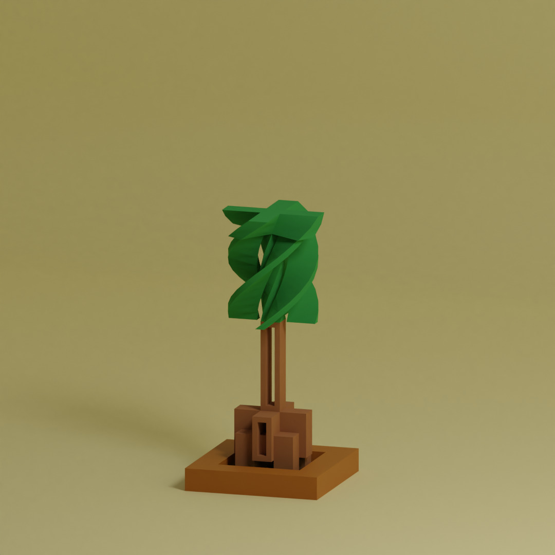 Low Poly Trees Collection - 25 trees pack 3 Low-poly 3D model_11