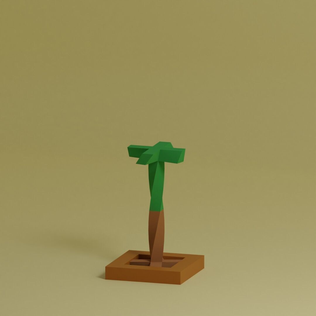 Low Poly Trees Collection - 25 trees pack 3 Low-poly 3D model_8