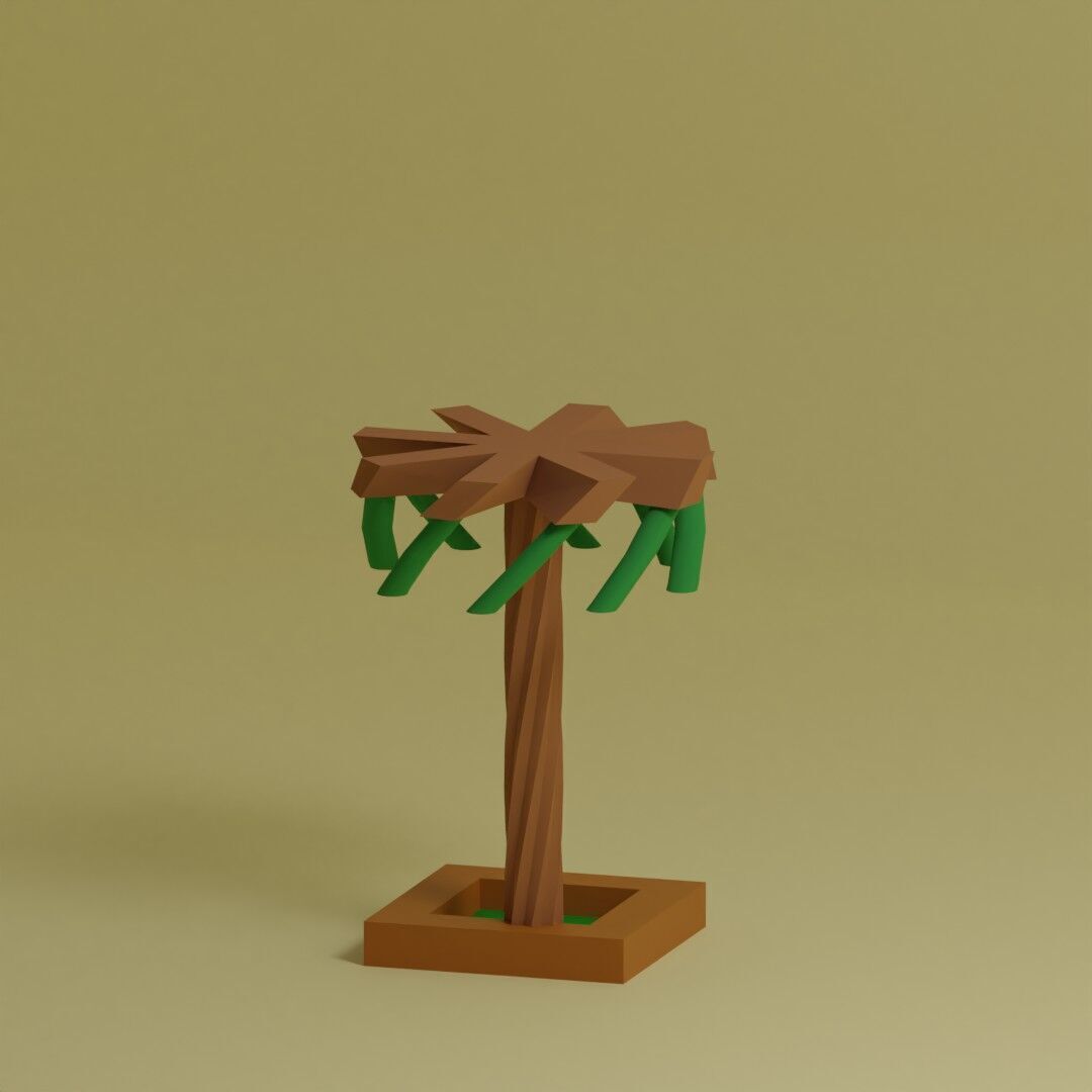 Low Poly Trees Collection - 25 trees pack 3 Low-poly 3D model_28