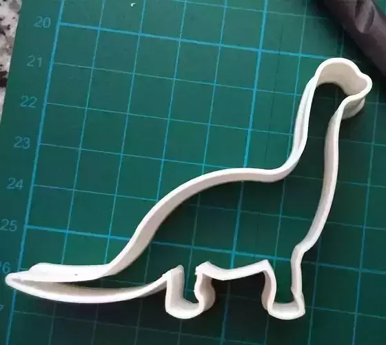 Dino Apatosaurus cookie cutter