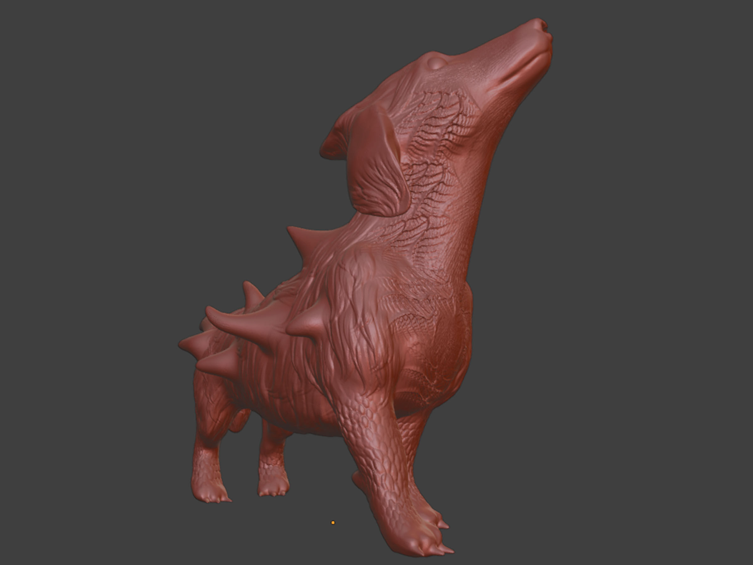 Alien Dog Toy 3D print model_7