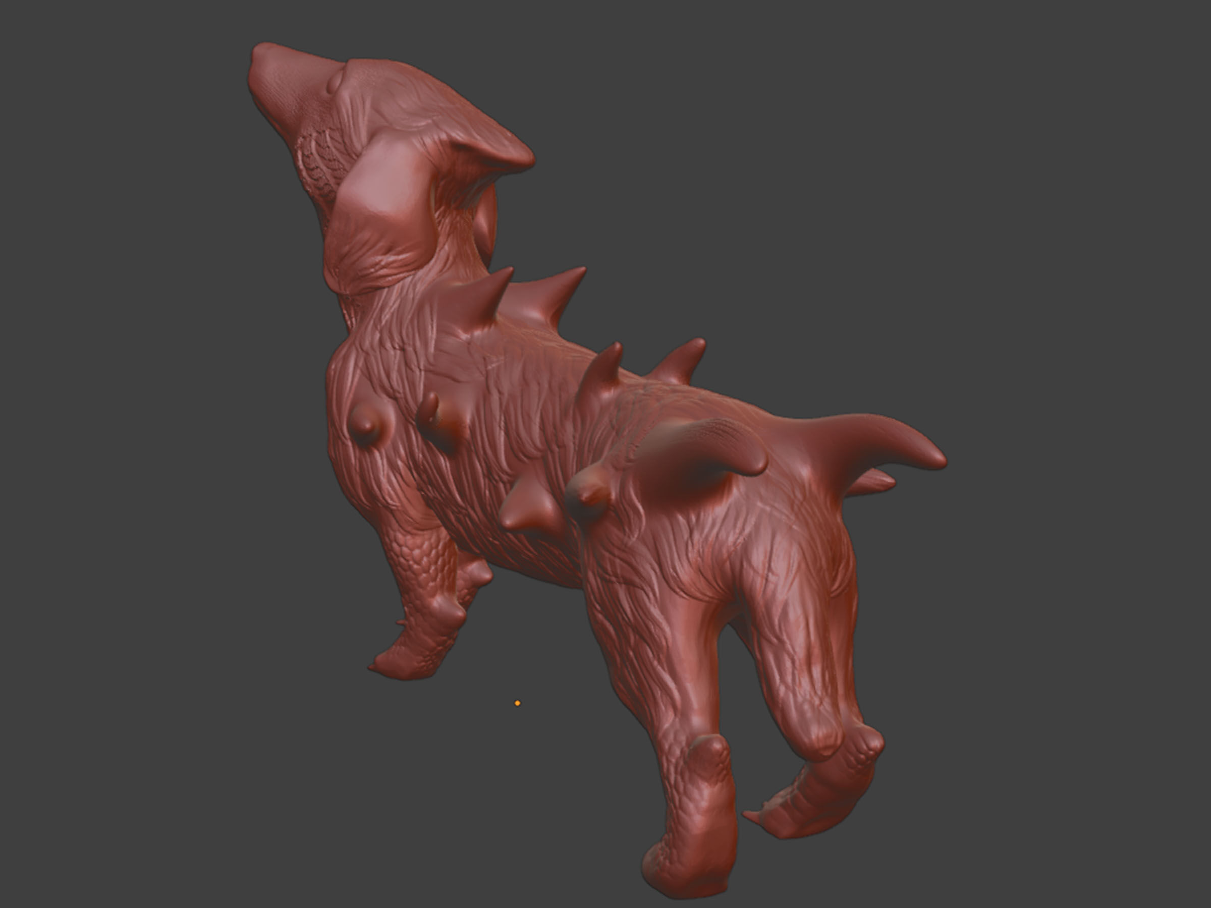 Alien Dog Toy 3D print model_9