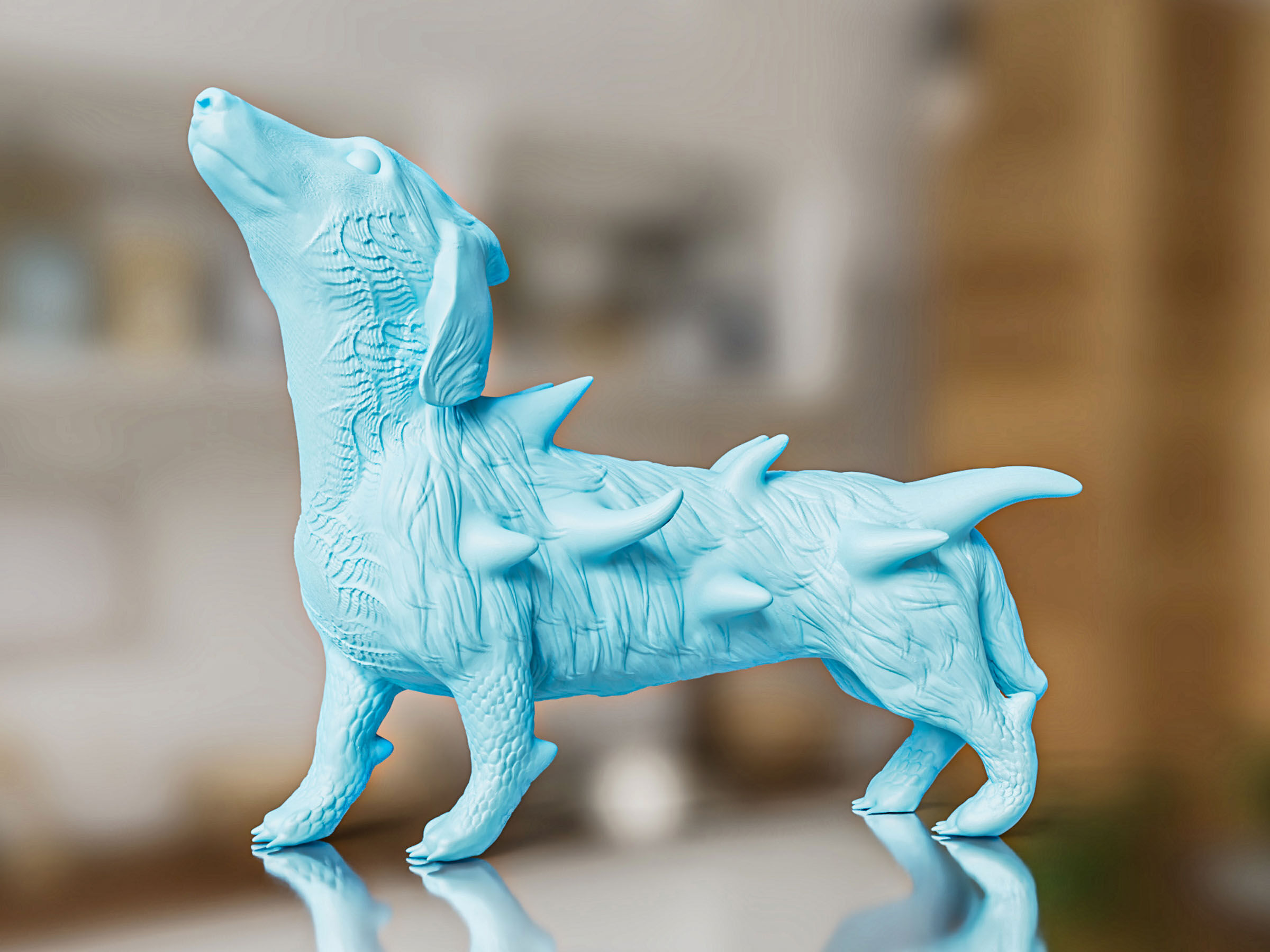Alien Dog Toy 3D print model_1