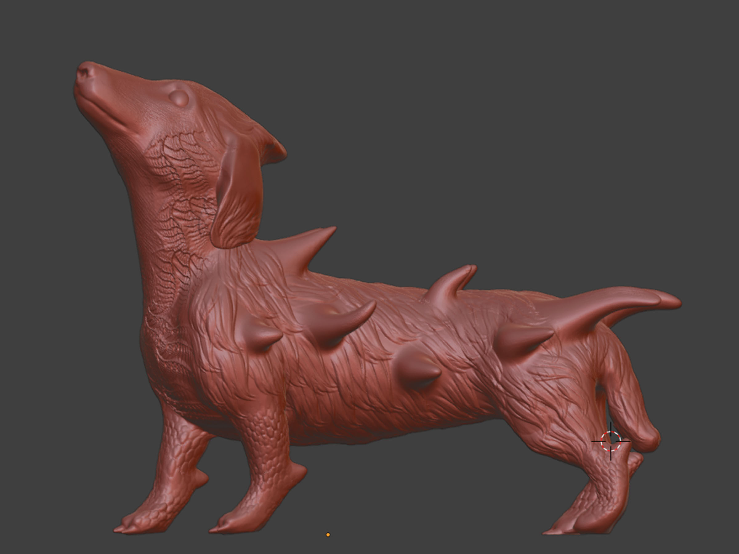 Alien Dog Toy 3D print model_6