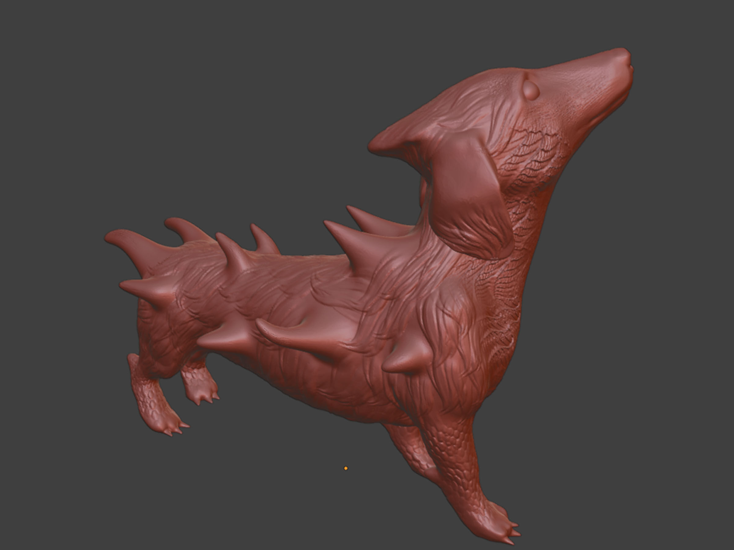 Alien Dog Toy 3D print model_8