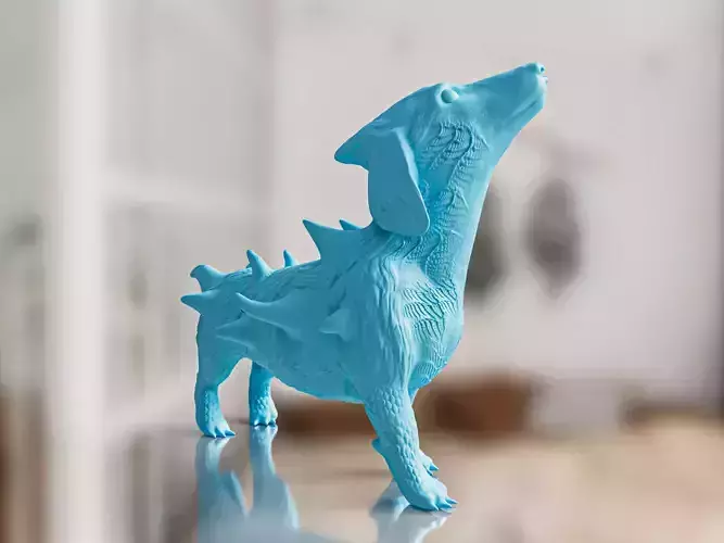 Alien Dog Toy 3D print model
