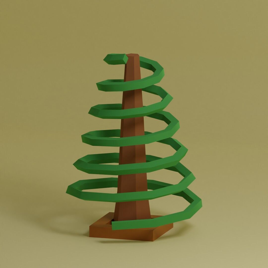 Low Poly Trees Collection - 25 trees pack 4 Low-poly 3D model_15