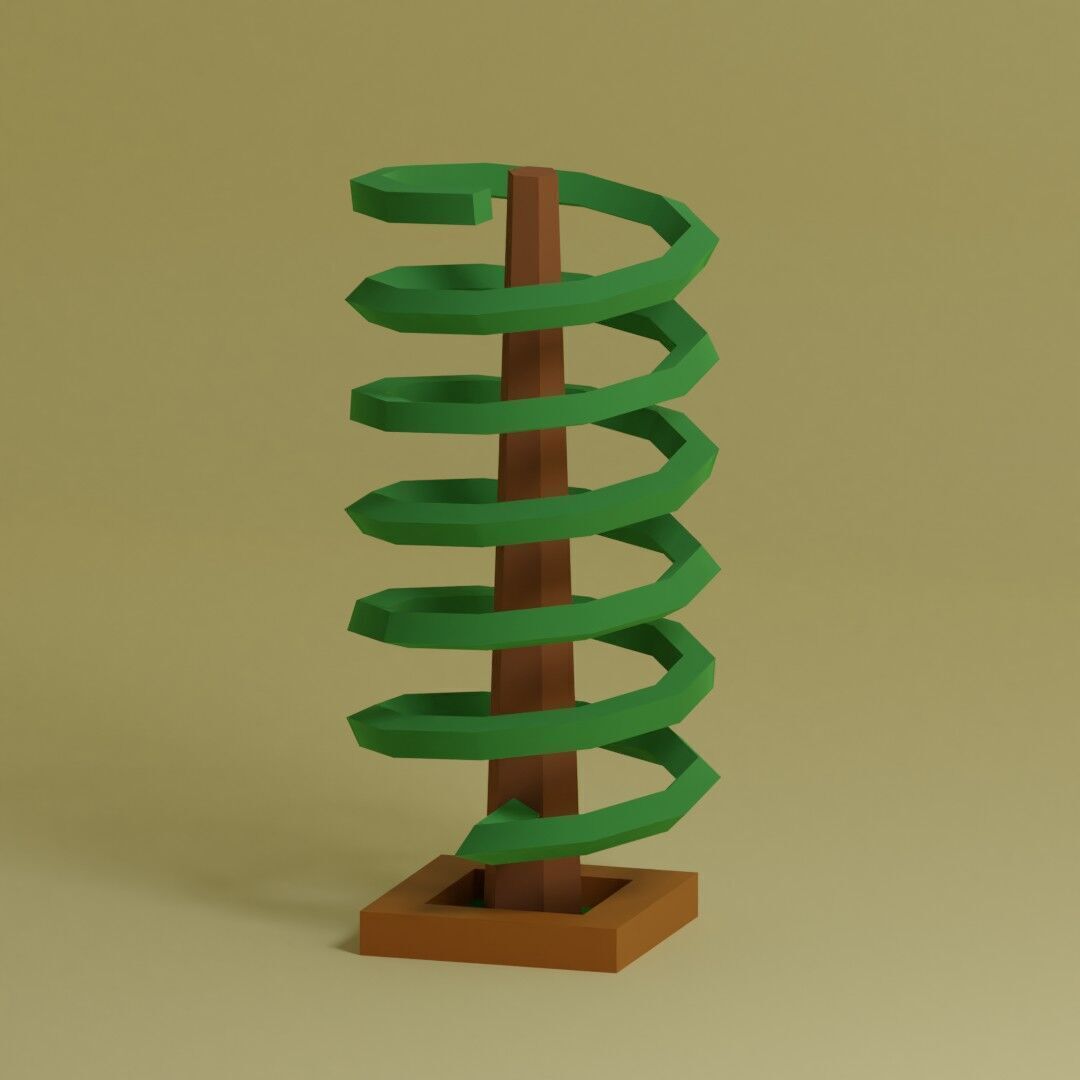 Low Poly Trees Collection - 25 trees pack 4 Low-poly 3D model_14