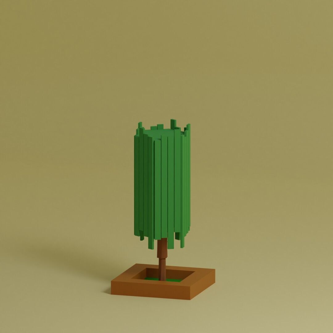 Low Poly Trees Collection - 25 trees pack 4 Low-poly 3D model_17