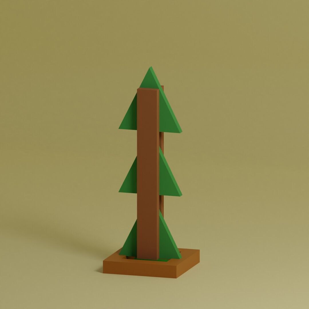Low Poly Trees Collection - 25 trees pack 4 Low-poly 3D model_6