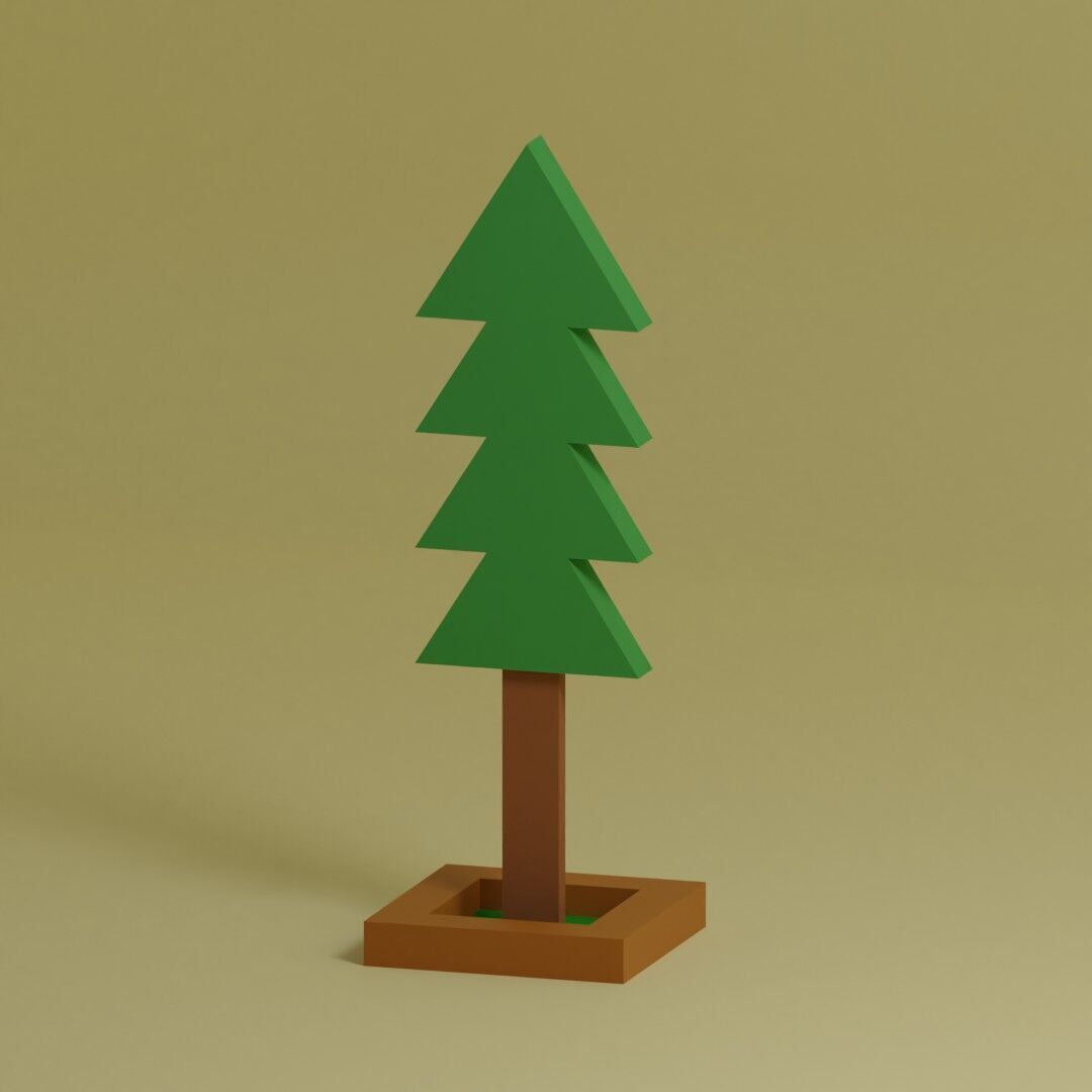 Low Poly Trees Collection - 25 trees pack 4 Low-poly 3D model_30
