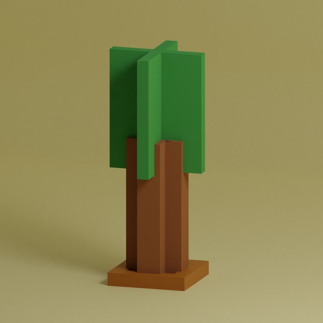 Low Poly Trees Collection - 25 trees pack 4 Low-poly 3D model_24