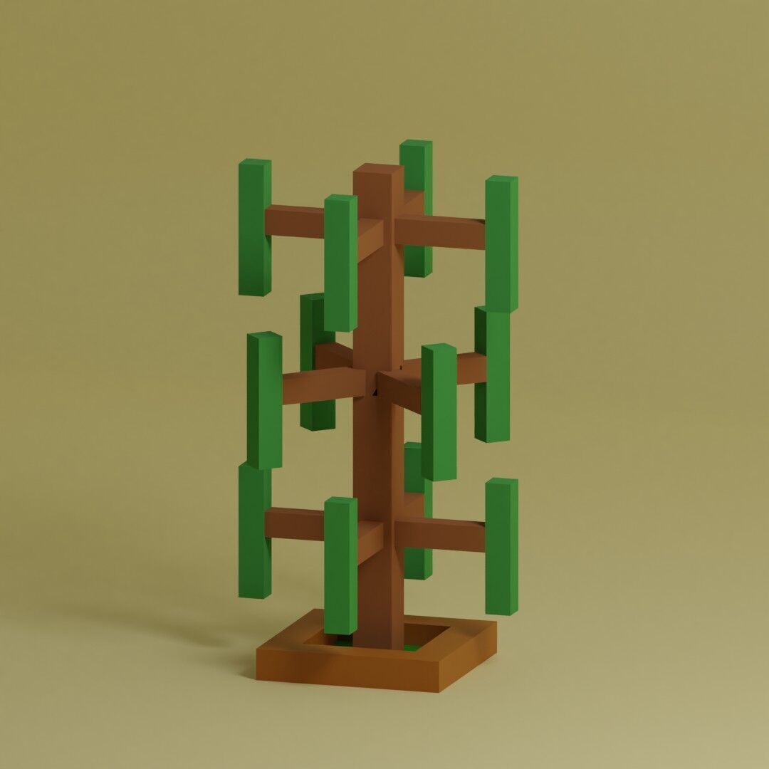 Low Poly Trees Collection - 25 trees pack 4 Low-poly 3D model_8