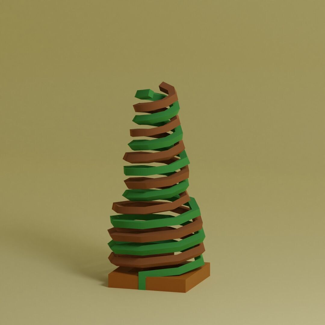 Low Poly Trees Collection - 25 trees pack 4 Low-poly 3D model_16