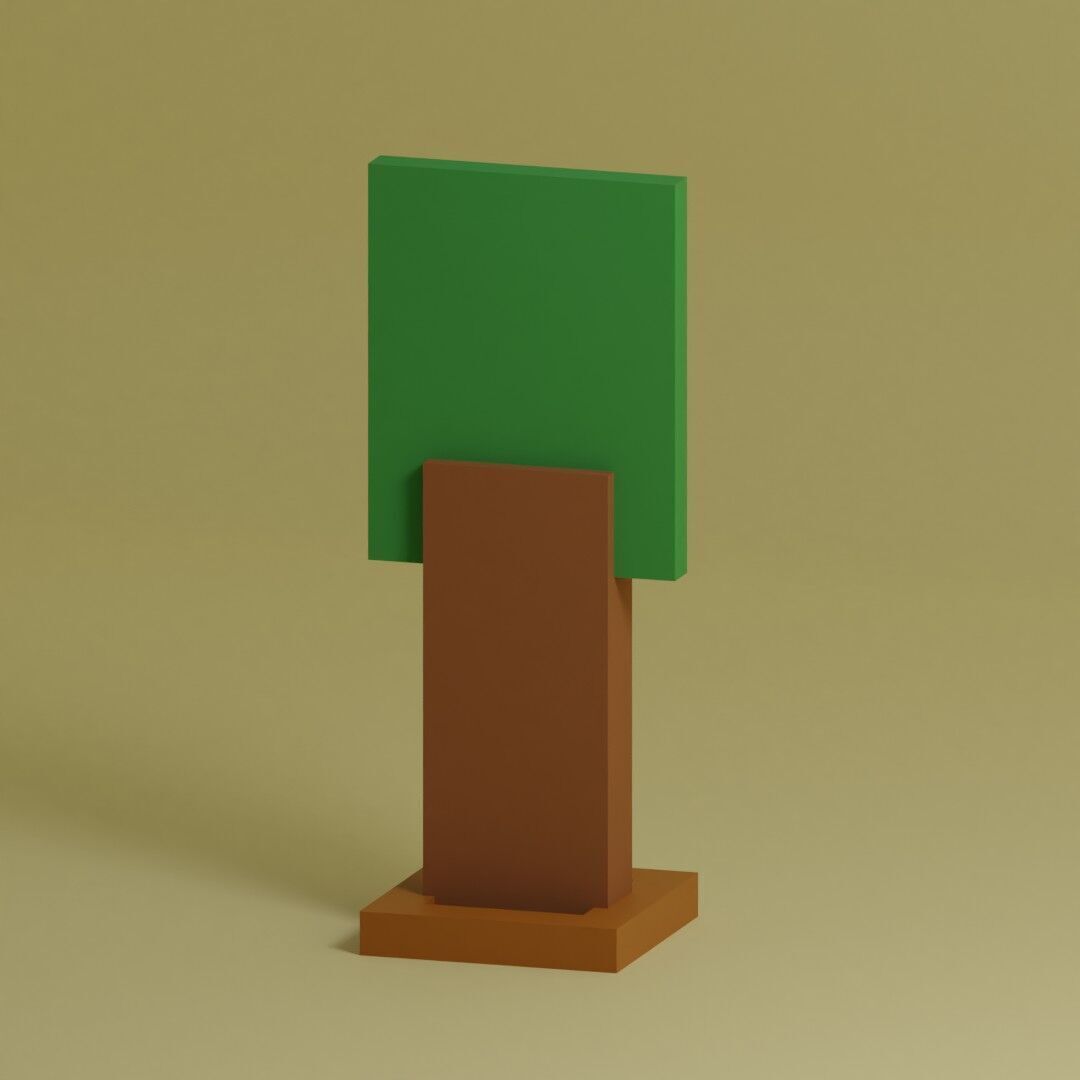 Low Poly Trees Collection - 25 trees pack 4 Low-poly 3D model_26