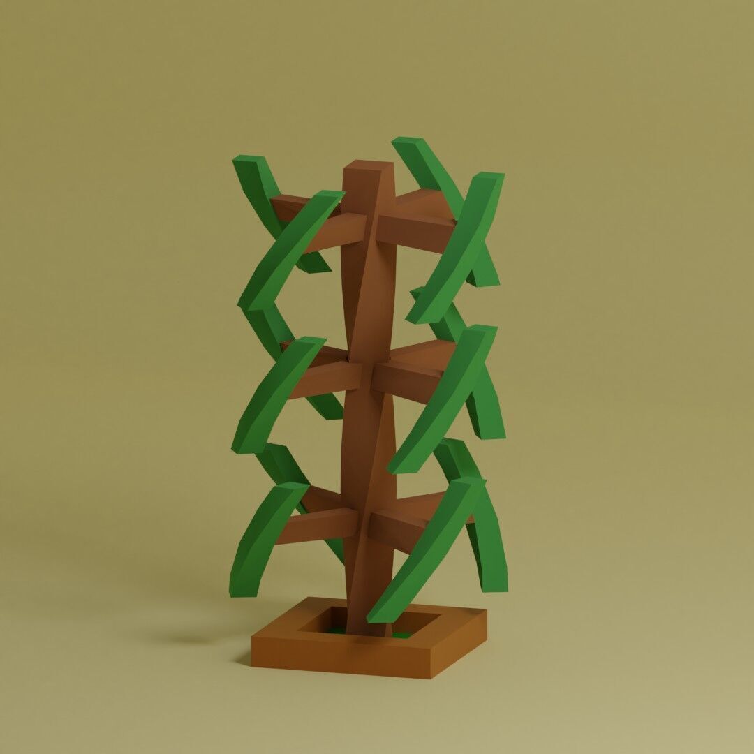 Low Poly Trees Collection - 25 trees pack 4 Low-poly 3D model_10