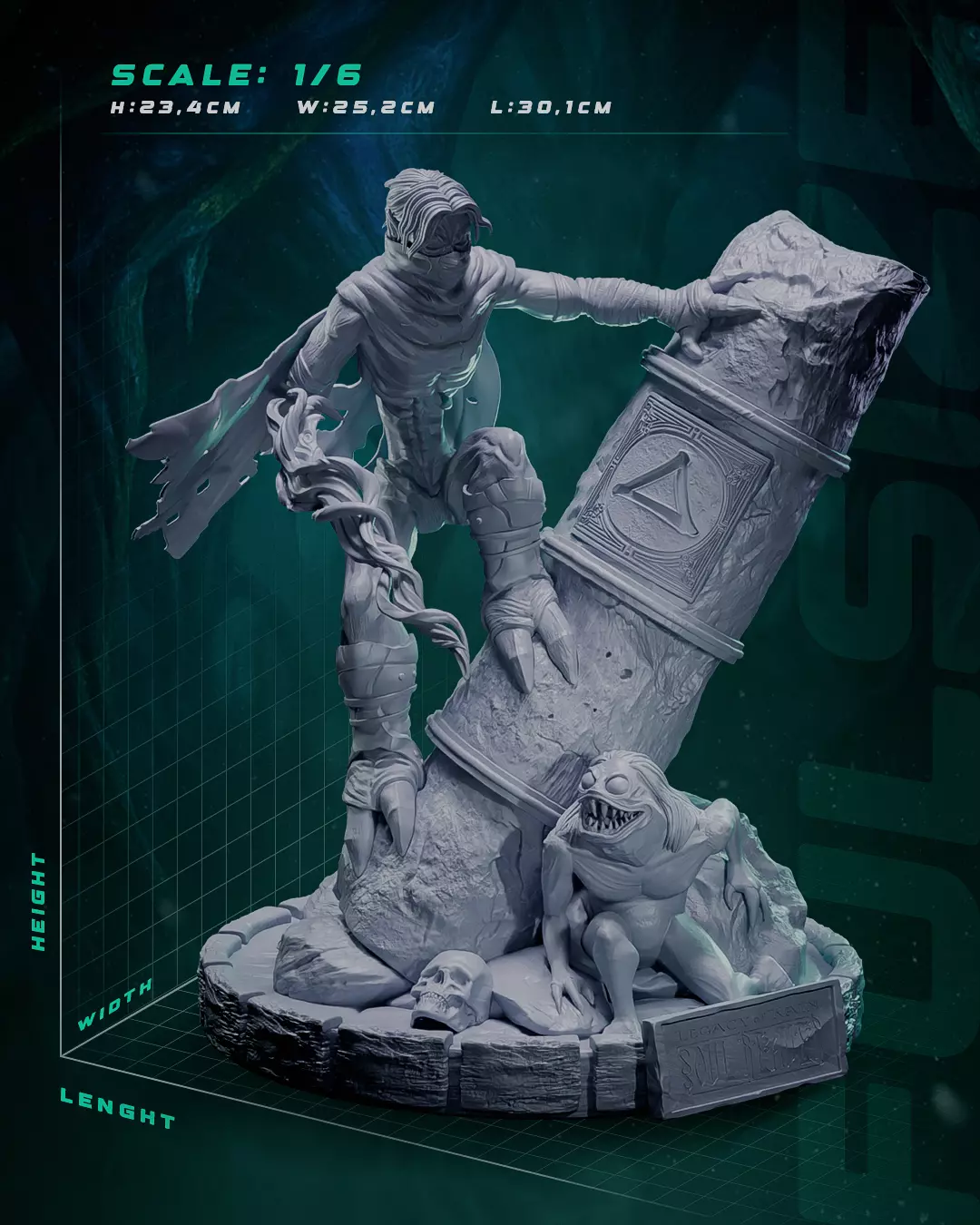 RAZIEL SOUL REAVER - LEGACY OF KAIN 3D print model_3