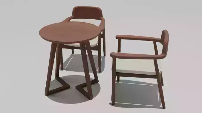 Round Table and Chairs
