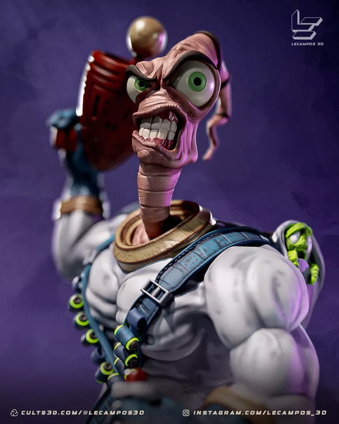 EARTHWORM JIM 3D print model_0