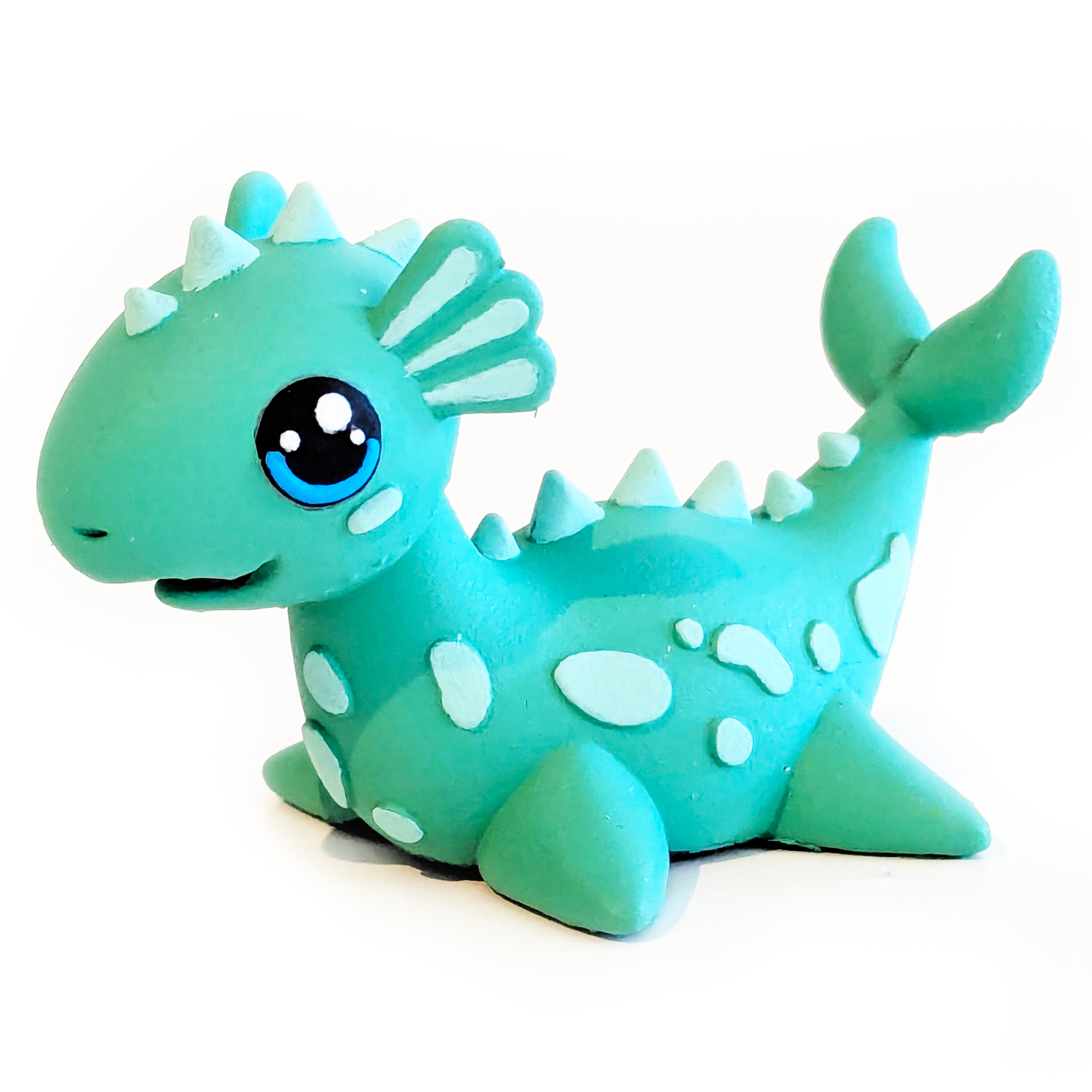 Cute Cryptid Little Loch Ness Monster 3D Printable Figure 3D print model_7