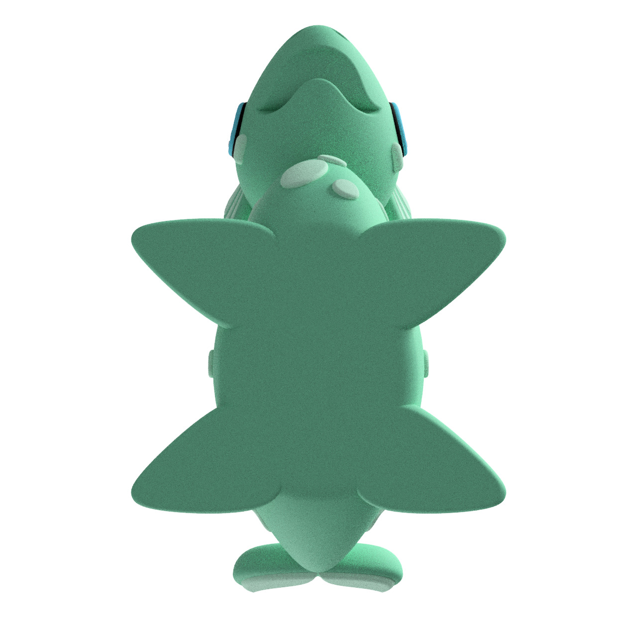 Cute Cryptid Little Loch Ness Monster 3D Printable Figure 3D print model_6