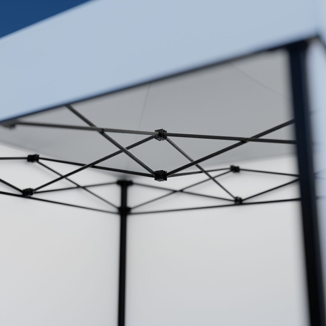 Tent Event 2 Low-poly 3D model_2