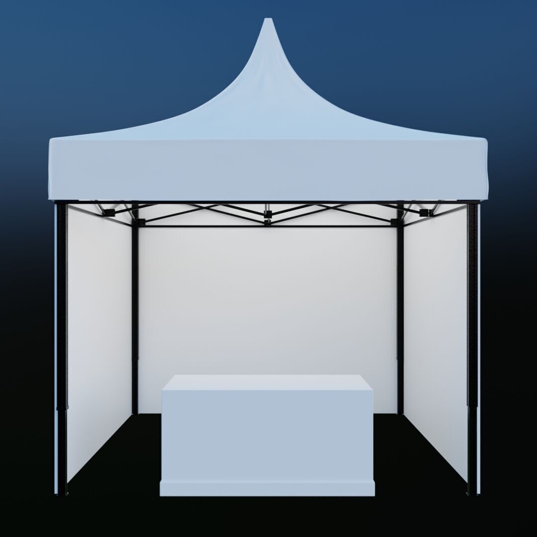 Tent Event 2 Low-poly 3D model_1