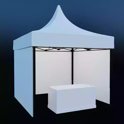 Tent Event 2 Low-poly 3D model
