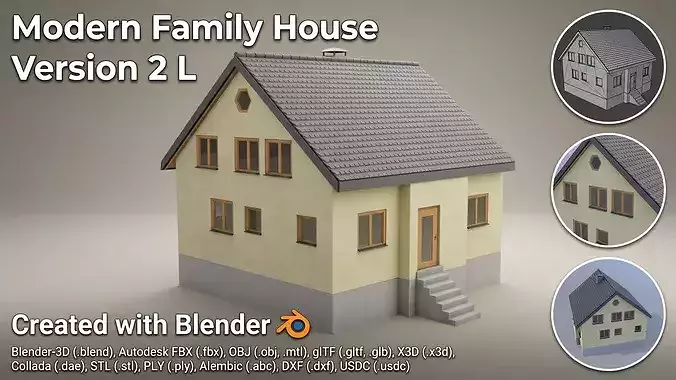 Modern single-family house version 2 L