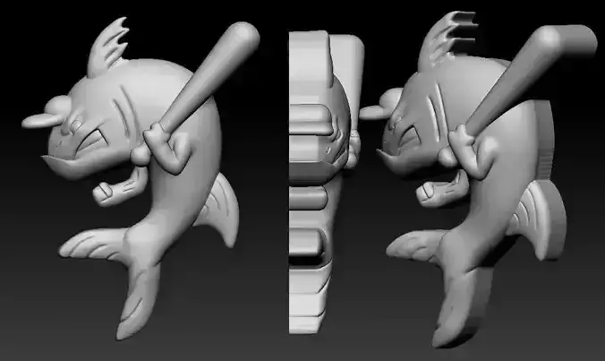 Aggressive Shark 3D Model