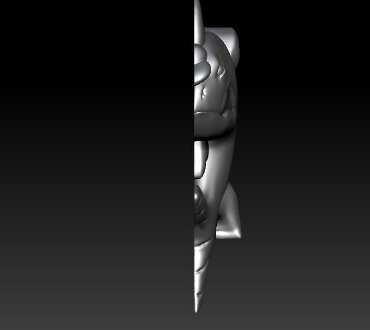 Aggressive Shark 3D Model 3D print model_6