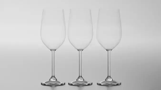 Elegant Wine Glass Trio