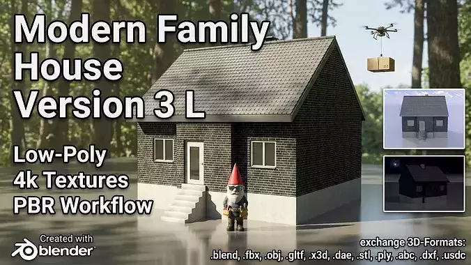 Modern single-family house version 3 L